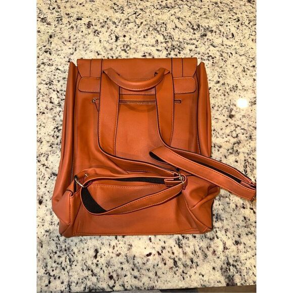 ESTARER Women PU Leather Backpack - Picture 3 of 10